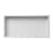 Alfi Brand 24 x 12 White Matte SS Horizontal Sgl Shelf Bath Shower Niche ABNC2412-W - alternate 2